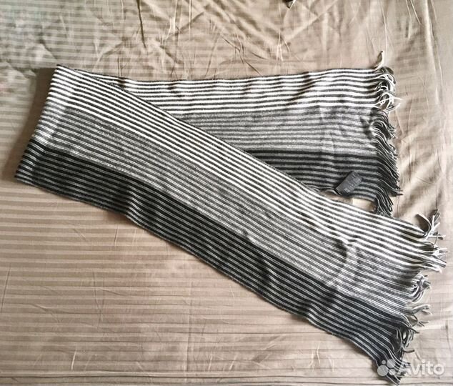 Мужской шарф зимний демисезонный