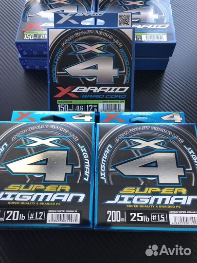 Плетеный шнур YGK X-braid upgrade X8 / X 4