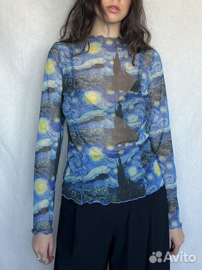 Топ сетка Apoh London Van Gogh Starry Night