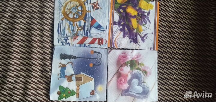 Салфетки бумажные, декупаж