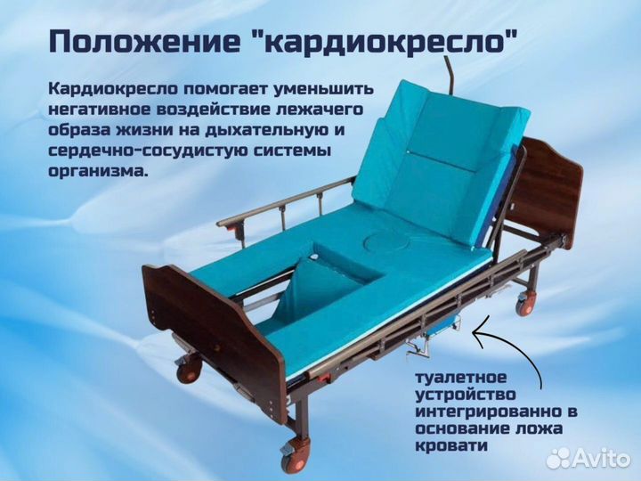 Кровать функциональная для ухода за больными