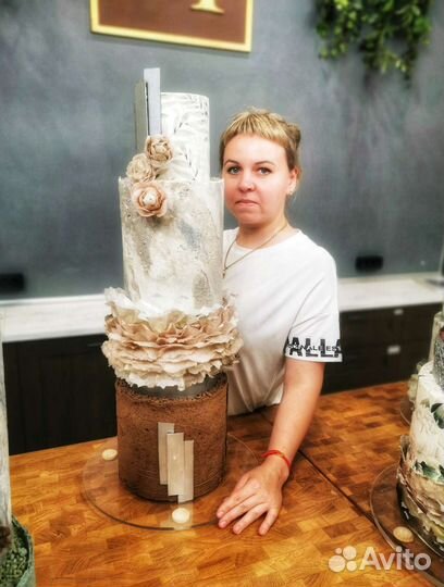 Торт (свадебные, бенто), безе, соленая карамель