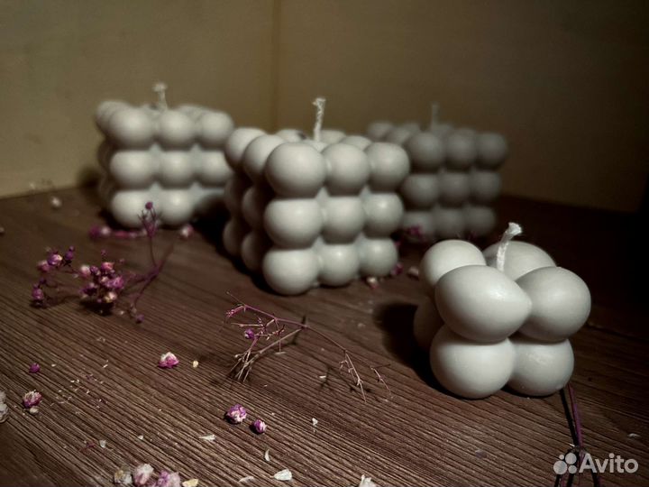 Свечи интерьерные ручной работы