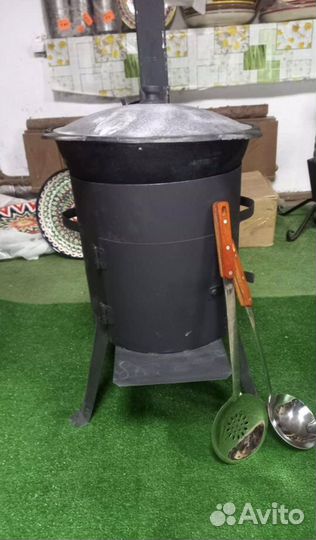Кaзан 8 литpов с печью