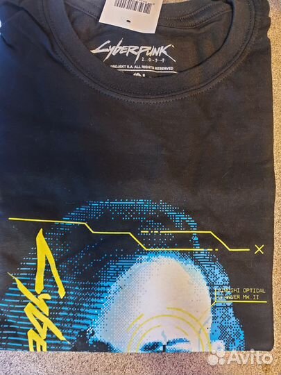 CyberPunk2077, L,черная новая,ориг.мерч