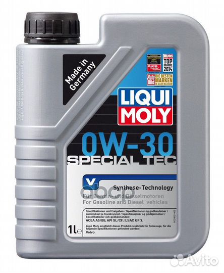 0W-30 Special Tec V, API SL/CF, 1л