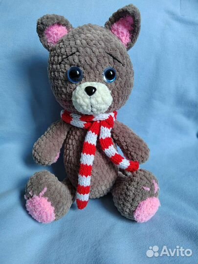 Плюшевый кот. Ручная работа