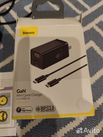 Сетевая зарядка Baseus GaN2 Quick Charger 45W