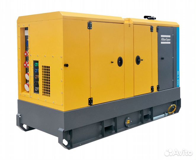 Аренда дизельного генератора Atlas Copco 80 кВт