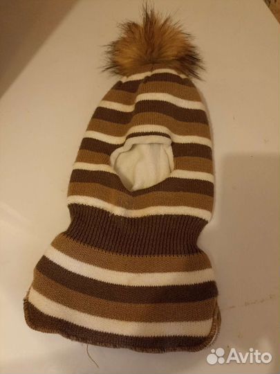 Шапка шлем детская