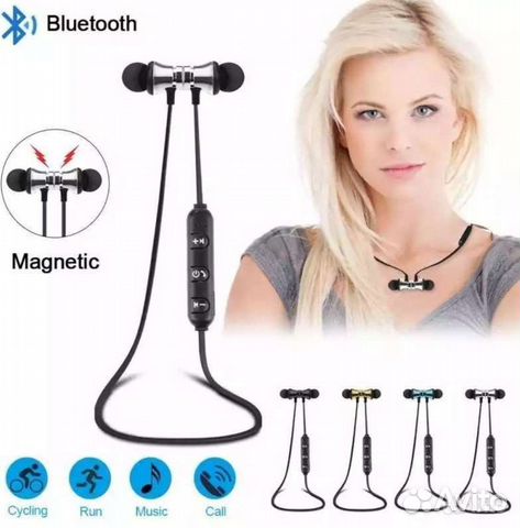 Блютус наушники с микрофоном