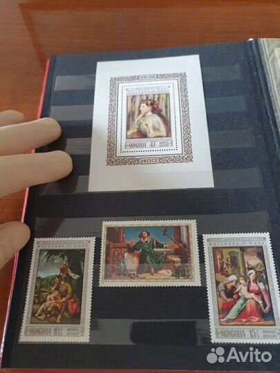 Редкое собрание марок 60 годов
