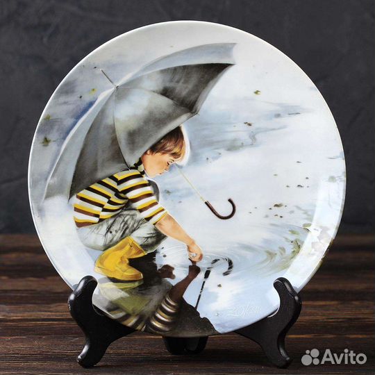 Коллекционная винтажная тарелка. Фарфор