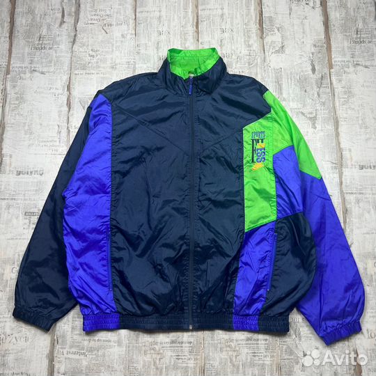 Ветровка Nike / Найк в стиле 90-х, куртка на замке