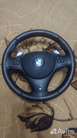 Руль бмв е 90 е87 м тех рейстайлинг с липестками