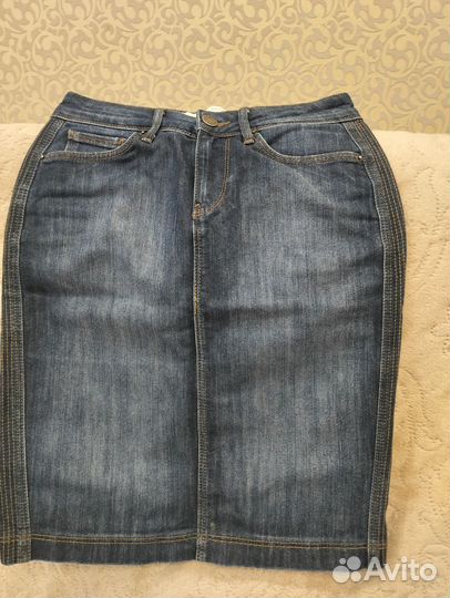 Джинсовая юбка zara