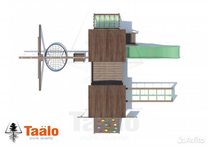 Детская игровая площадка Taalo Серия D1 модель 3