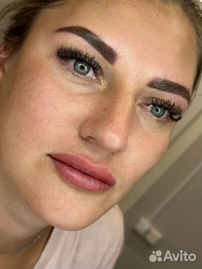 Перманентный макияж бровей губ межресничка