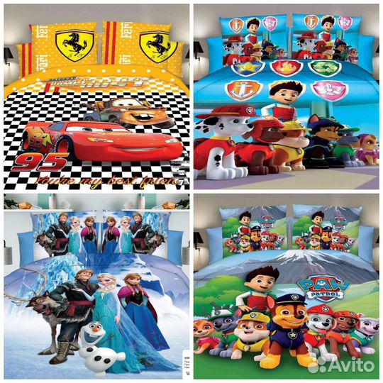 Постельное белье Детское 1.5 новое
