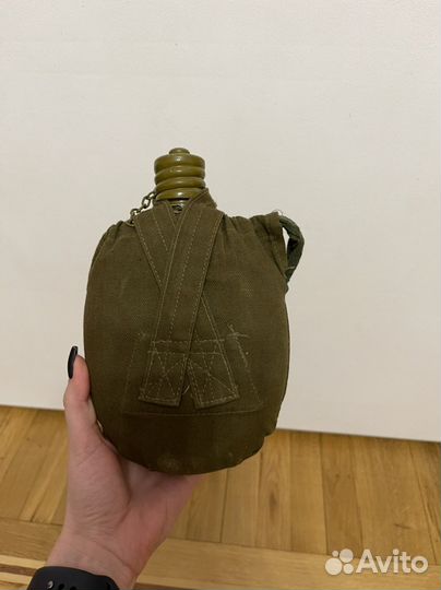 Фляга армейская с чехлом