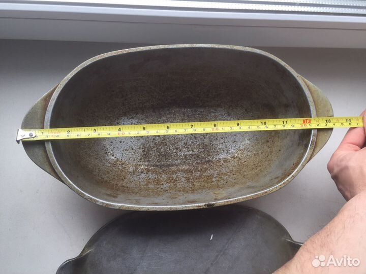 Утятница СССР с крышкой большая