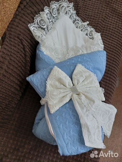 Конверт-одеяло на выписку зима