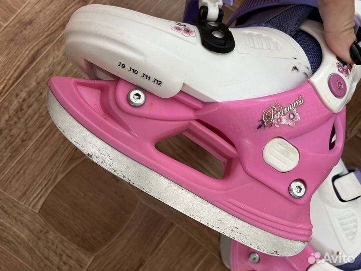 Коньки фигурные детские раздвижные