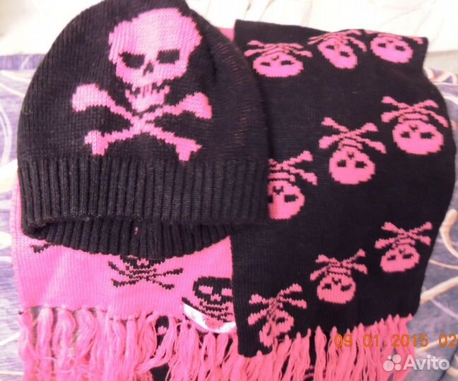 Шапка+ шарф (Pink Label)