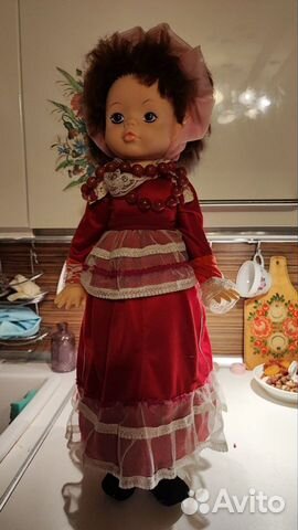 Кукла СССР винтажная