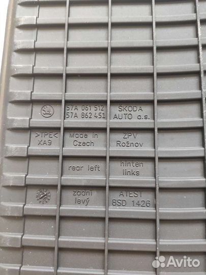 Оригинальные коврики на шкоду карок