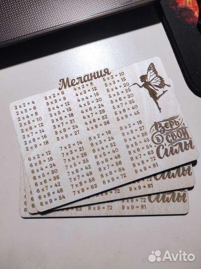 Таблица умножения