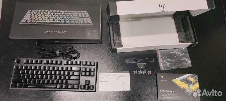 Игровая оптическая клавиатура Dark project KD87A