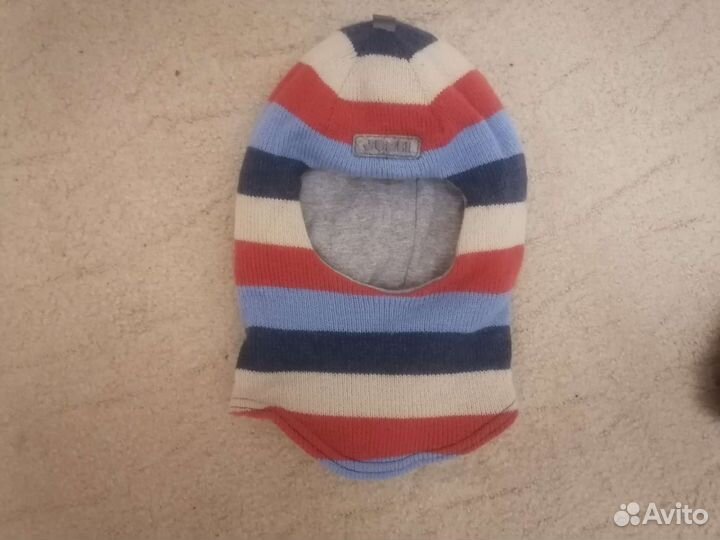 Шапка шлем для мальчика зима