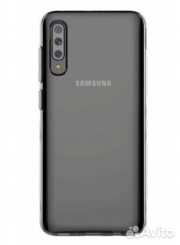 Чехол для Samsung A70 чёрный