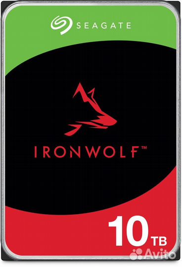 ST10000VN000, Жесткий диск/ HDD Seagate SATA3 10Tb IronWolf NAS 7200 256Mb 1 year warranty