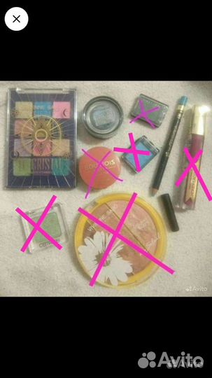 Тени для век,карандаши,помады