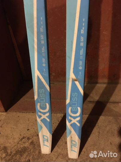 Беговые лыжи с креплением nordway. бу