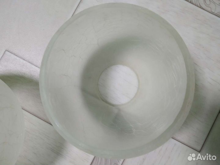 Плафоны для Люстры Стеклянные 2 штуки