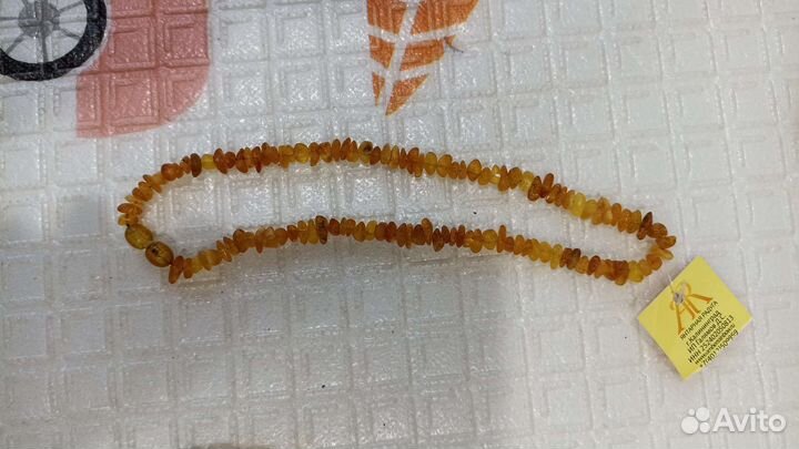 Янтарные бусы детские, а ассортименте