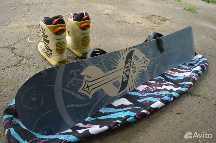 Сноуборд комплект MFM Nitro 59, ботинки, чехол