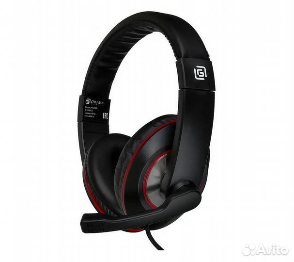 Компьютерная гарнитура Oklick HS-L390G Dragon, чер