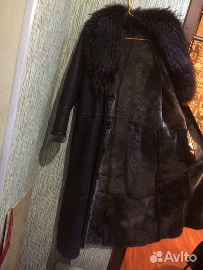 Дубленка из натуральной овчины. Размер: 52-54