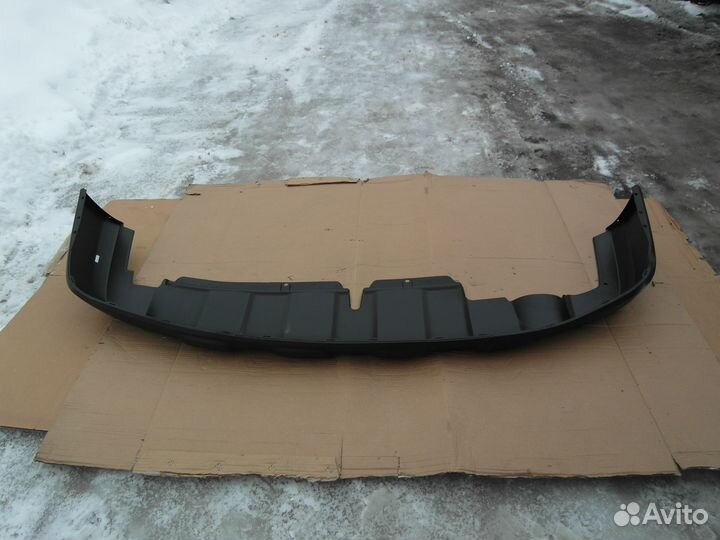 Спойлер юбка заднего бампера Honda CR V 3 2010-12