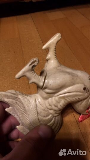 Игрушка Петушок колкий пластик СССР клеймо