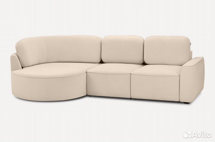 Угловой диван Шера Velvet Light