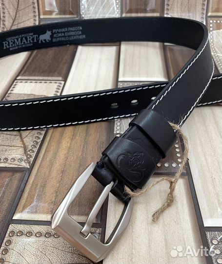 Ремень из кожи буйвола