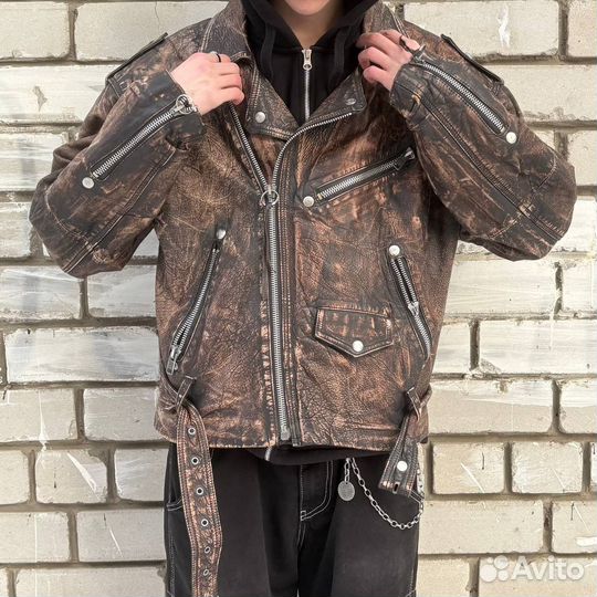 Кожаная куртка косуха
