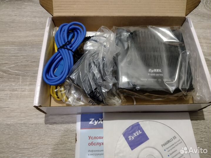Модем zyxel adsl2+ p660ru3 ee