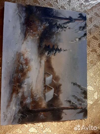 Картина маслом на холсте пейзаж