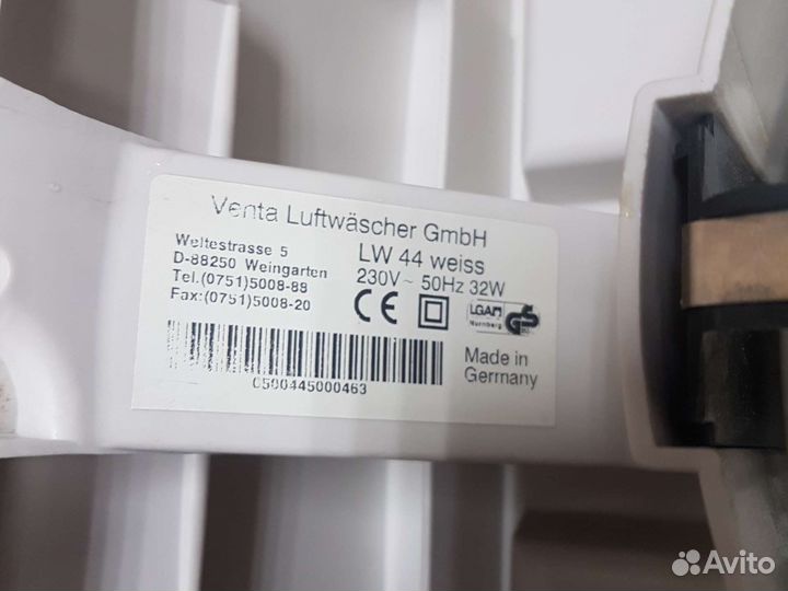 Мойка воздуха увлажнитель Venta